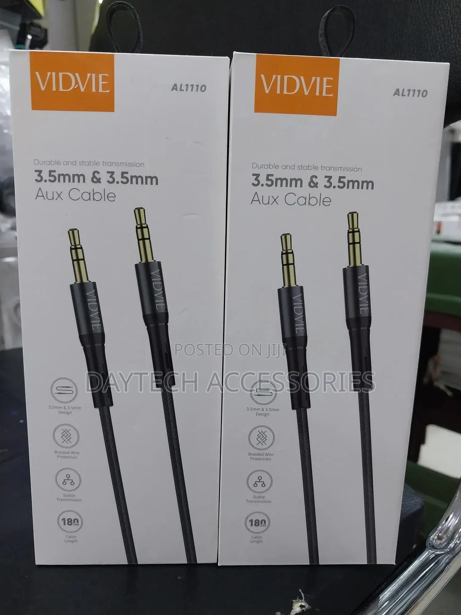 Vidvie 3.5mm Audio Aux Cable 1.5m