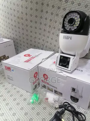 High Quaity^Dual Lens PTZ Camera V380 Dual Lens -4g-