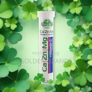 Megavit Calcium/Zinc/ Magnesium
20 Eff Tabs
