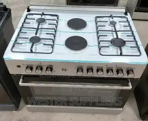 BJS 60x90 4+2 Hot Plate Gas Cooker, W/ Turbo Fan, Oven 90l