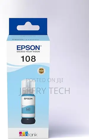 Epson 108 Ecotank Light Cyan Ink Bottle