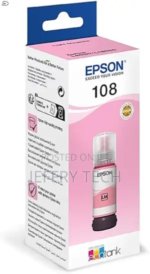 Epson 108 Ecotank Light Magenta Ink Bottle