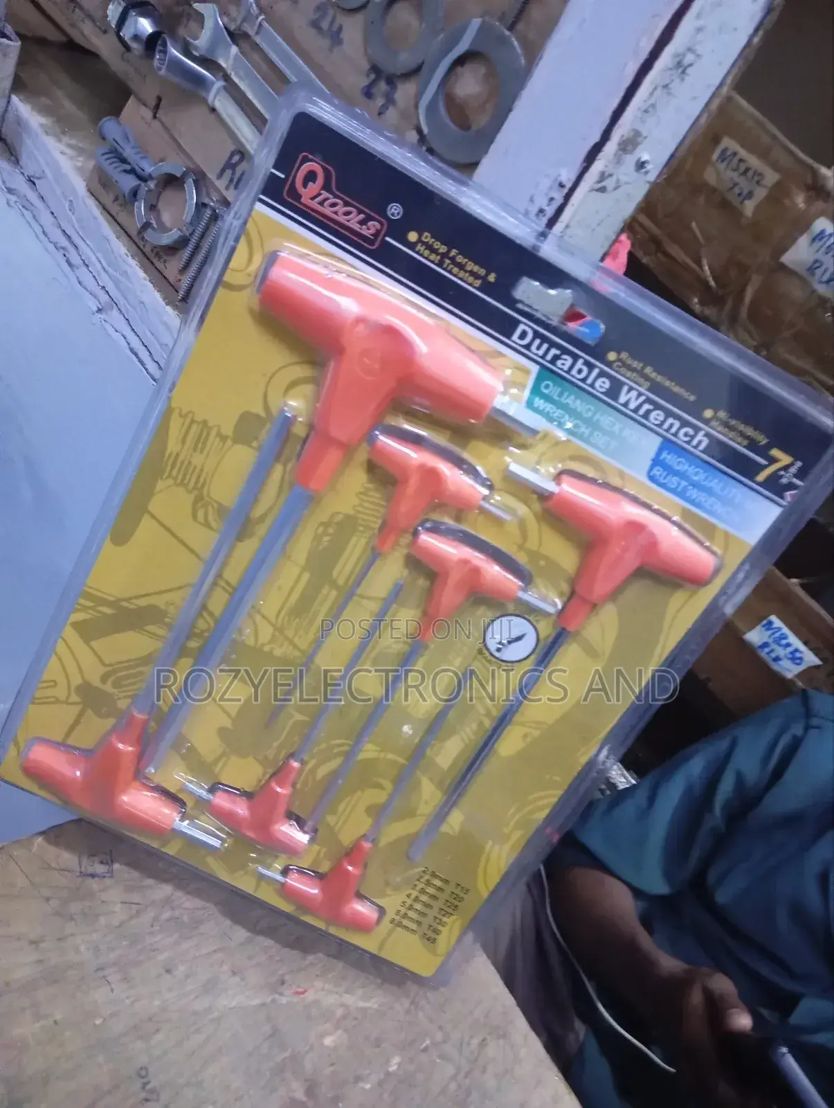 Handle Wrench Set 5 Piece
