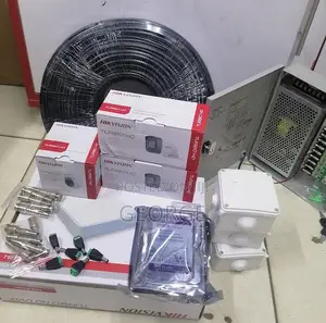 4 Channel Security Hikvision CCTV Cameras Complete Set/Kit