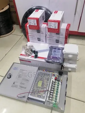 6 Channel Security Hikvision CCTV Cameras Complete Set/Kit