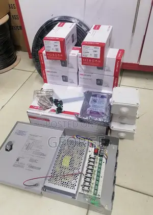 2mp 6channel Complete Kit 6 Channel Hikvision CCTV Camera