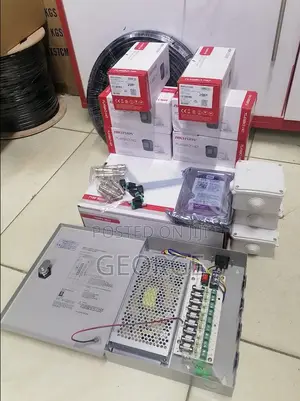 All Hikvision Pack 6pieces CCTV Cameras Complete Kit ~