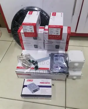 6~ Channel Userfriendly Hikvision CCTV Camera Complete Kit