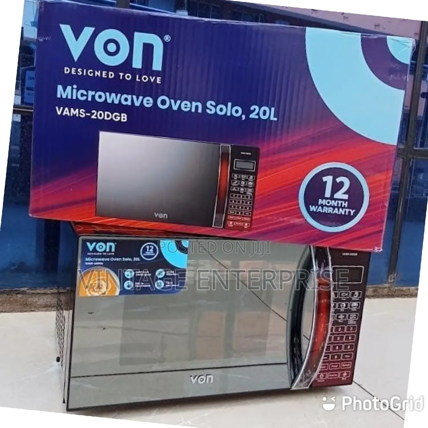 Von Microwave 20l Digital