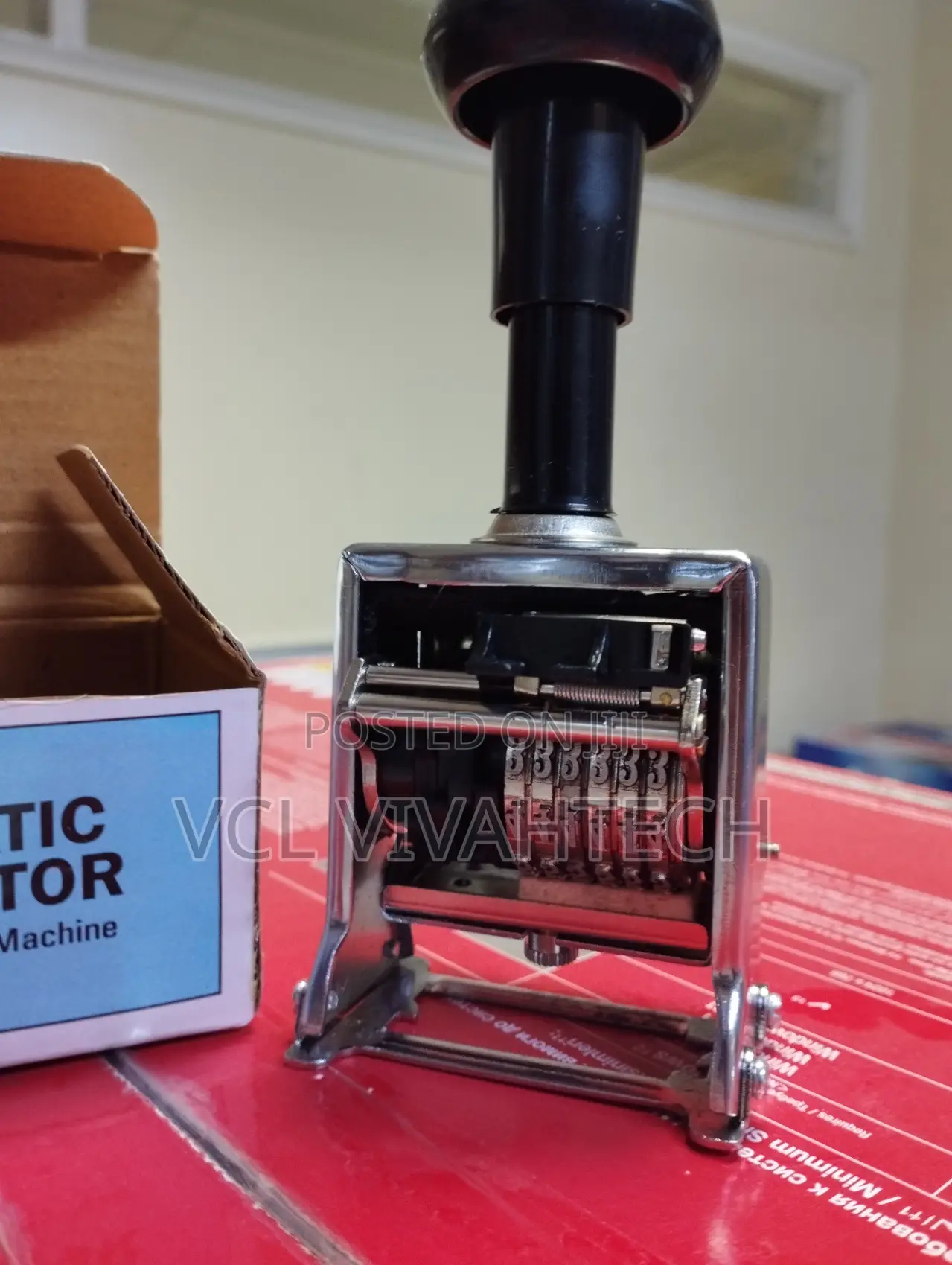 Numbering Machine.