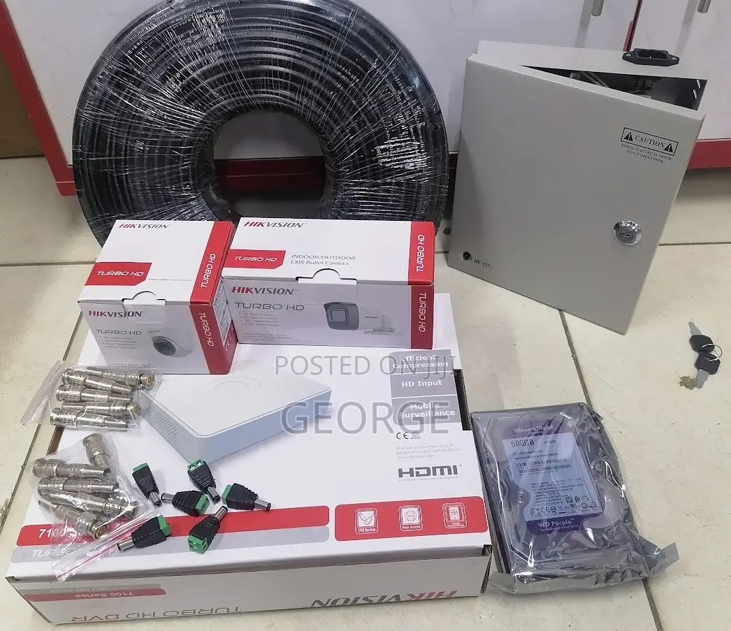 1080p Full Hd CCTV Cameras 2- Two Hikvision