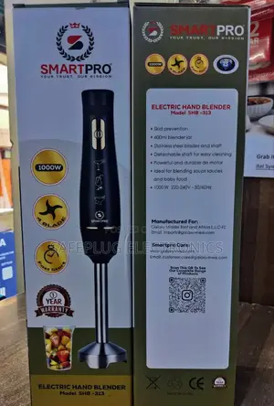 600ml Blender Jar - Smartpro Electric Hand Blender 1000w
