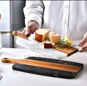 2kg Cutting Marble Board Stone + Acacia or Serving Tray