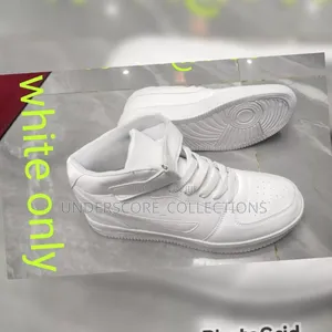 White High Cut Shoes