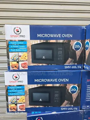 20 Litres Smart Pro Digital Black Microwave