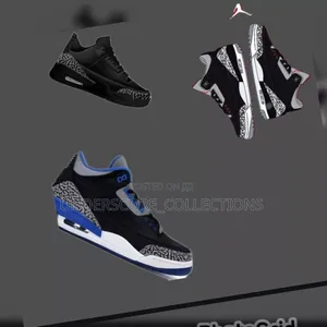 Blue/Grey Unisex Jordan Shoes