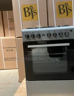 Silver BJS 60x60 3-Gas+1 Hot Plate + Turbo-Fan F/G