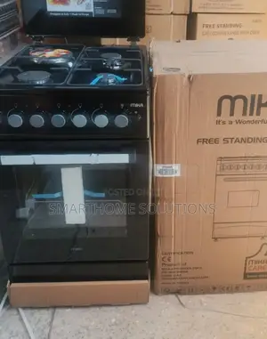 Black Mika 3g+1e 50*60 Standing Gas Cooker M/B3