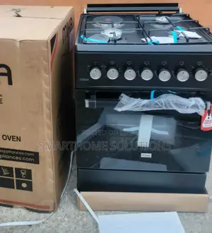 3gas+1electric Marble Mika Free Standing Cooker 58by58 M/58