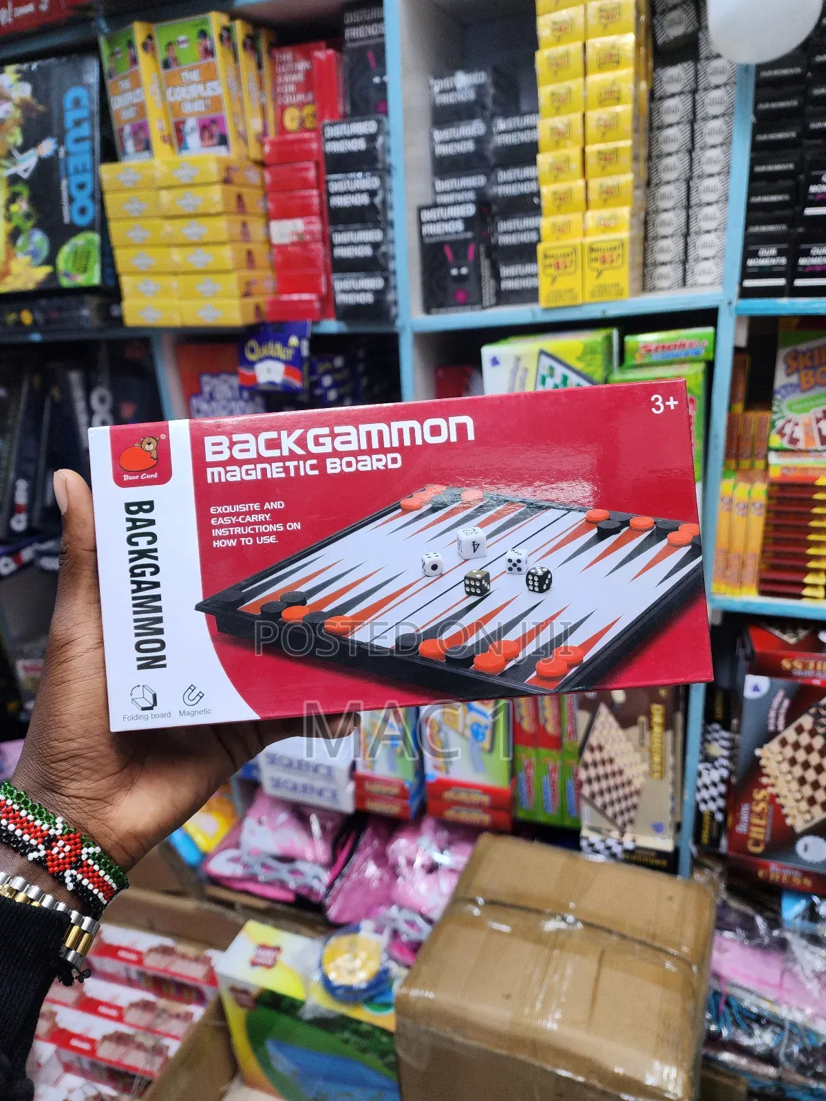 Backgammon Magnetic Board Game