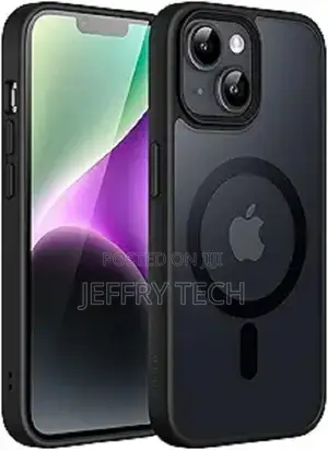 Magnetic Case for iPhone 14 Plus Translucent Matte Cover