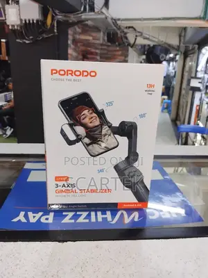 Porodo 3-axis Gimbal Stabilizer
