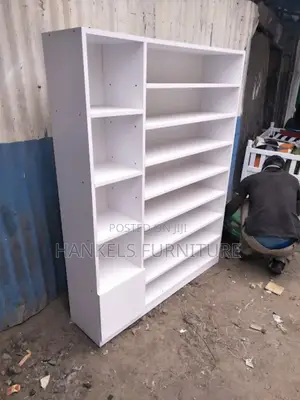 White Shelving Units