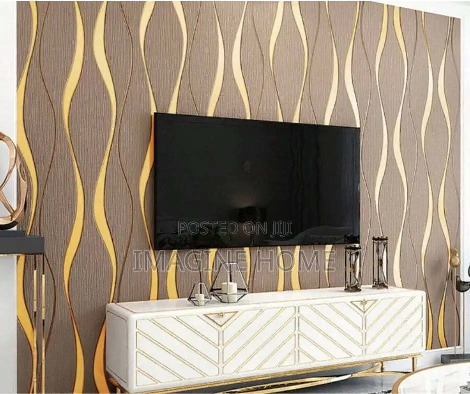 3d Wallpaper Wall Brown Wallpaper