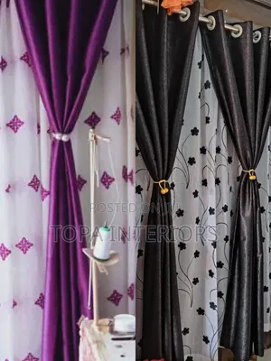 Generic Curtains Custom Made Plain Soft Window Curtains
