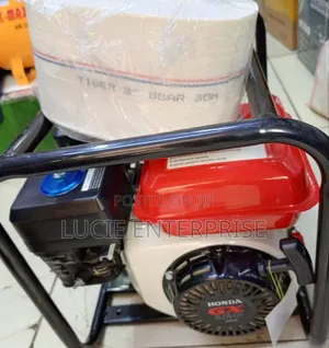 Honda Water Pump With Canvas Delivery Pipe