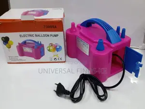 Quality Electric Balloon Pump - Dual Nozzle Inflator