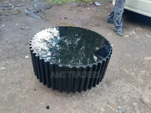 Black Round Coffee Table