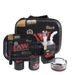 Black Raw 6in1 Juice Bong Kit-Gift Bag