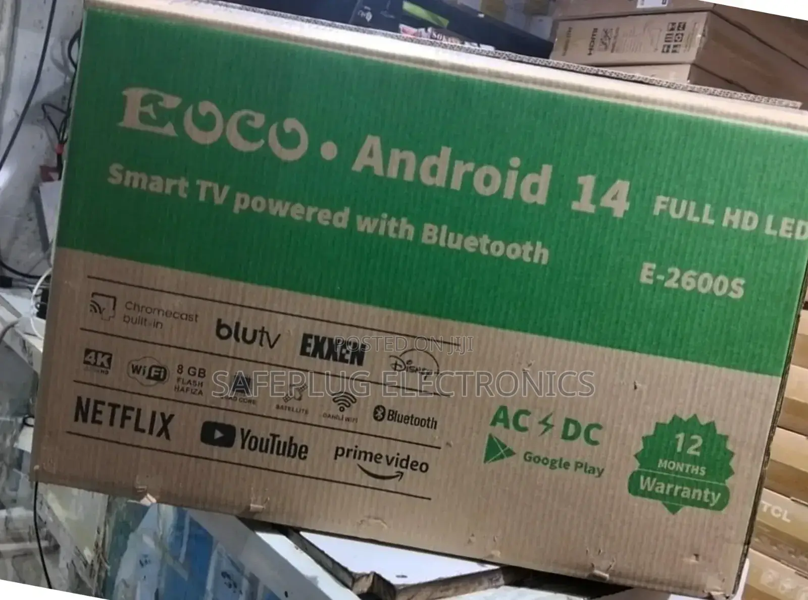 Eoco E-2600 Smart Android Tv 14 Energy Saving - 1g+8g