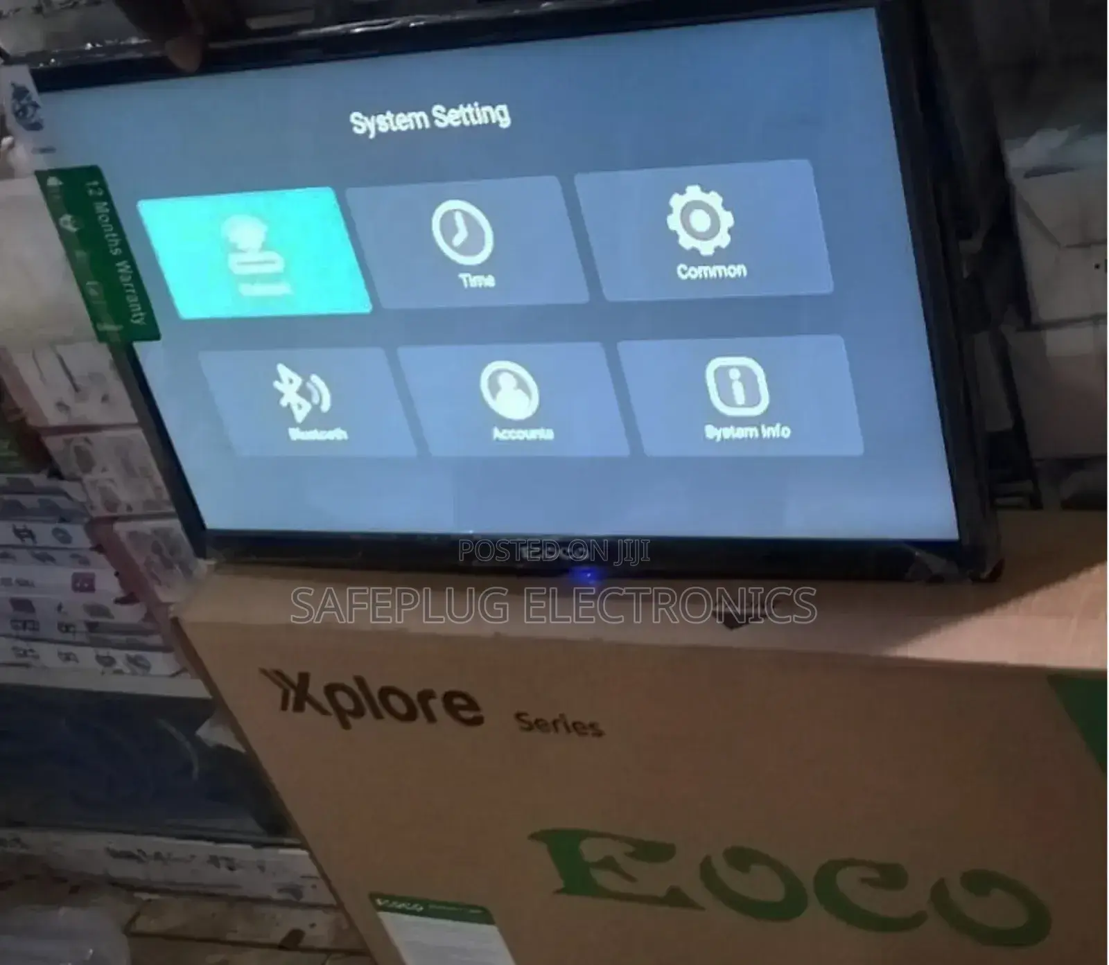 Eoco E-2600 Smart Bluetooth Ac/Dc Tv - Android 14, (1g+8g)