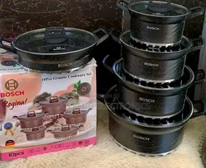 10 PCS Bosch Granite Cookware Set (Germany) Durable