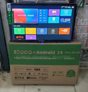 Ecco 26inch Smart Android, Youtube,Youtube, Frameless Tv