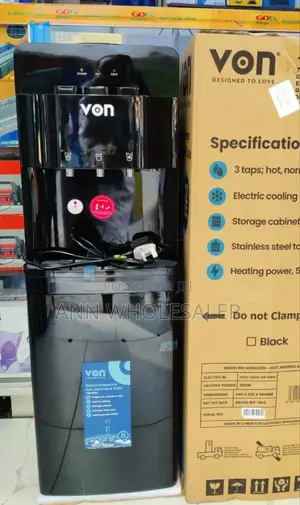 *Von Dispenser 3taps Hot, Normal and Cold. (Black)