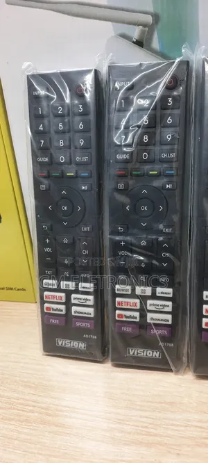 Replacement Remote for Vidaa Hisense, Vision + GLD Tvs.