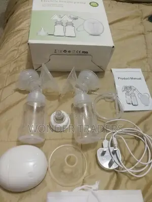 Double Electric Breast Pump With Milk Bottle