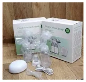 .Intelligent Double Electric Breast Pump With Milk Bottle.