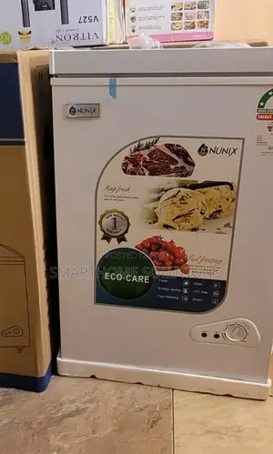 White Nunix 100 Litres Chest Freezer Nu-100l/F