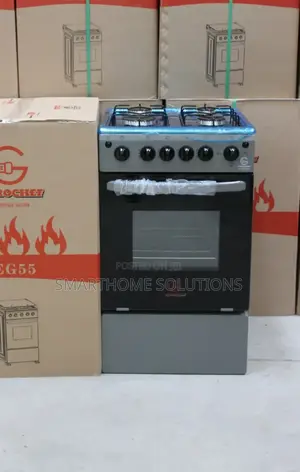 Eurochef 4 Gas With Electric Oven+Timer Standing Cooker 4