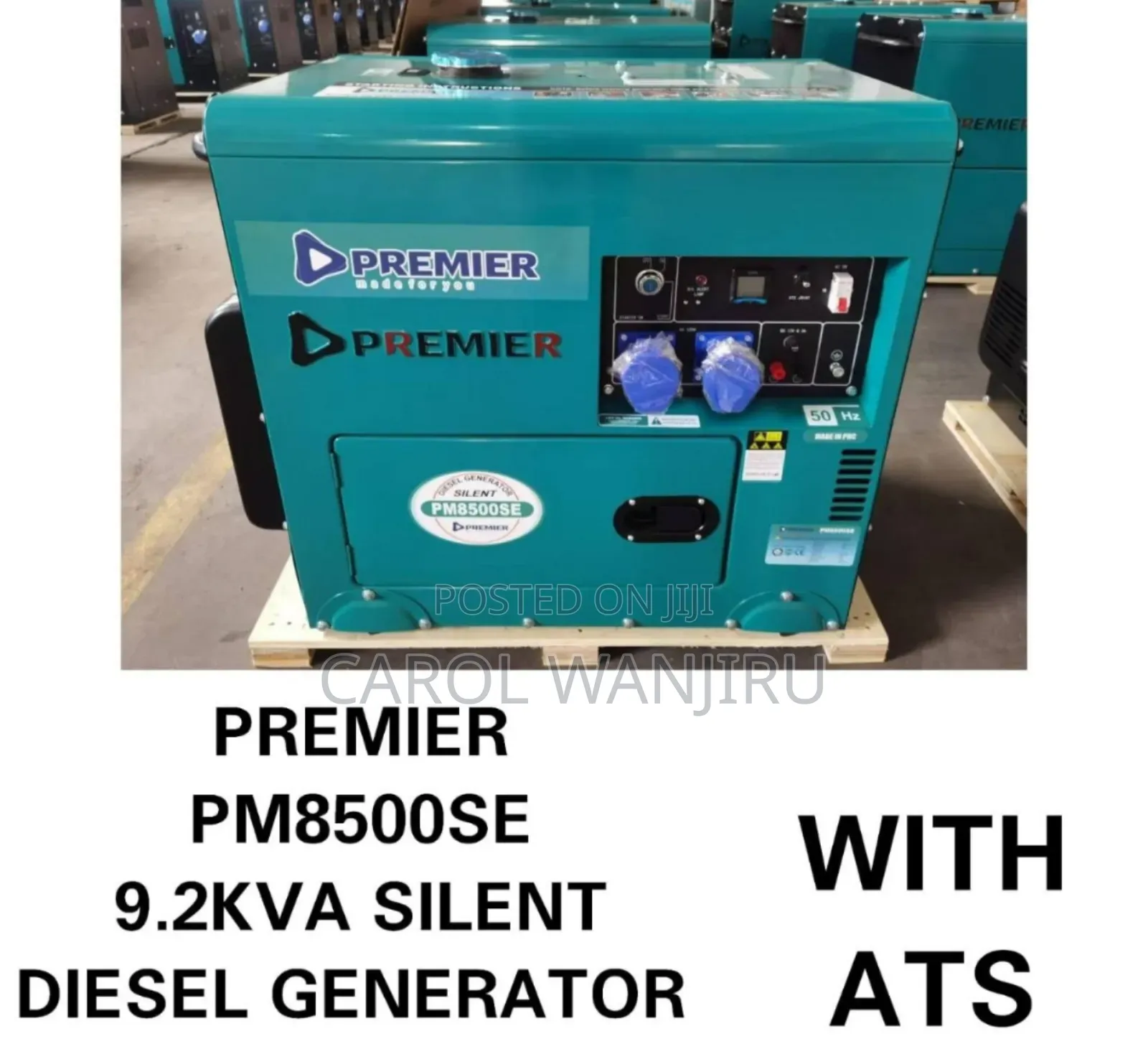 8.5kva Silent Generator Machine/ Silent Generator With Ats