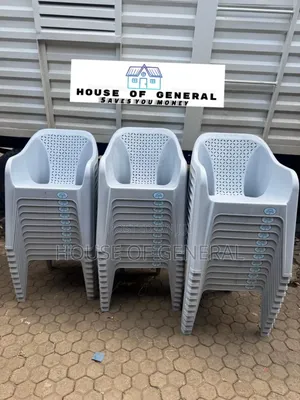 Right Gray Chair Strong and Comfortable Plastic Chair