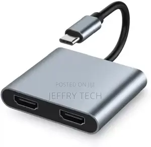 Pac Tv-Out Cable Usb C to Dual Hdmi Adapter Usb Type C to Du