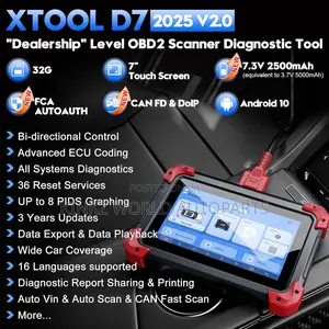 Xtool D7 Bidirectional Obd2 2025 Car Scanner Diagnostic Tool