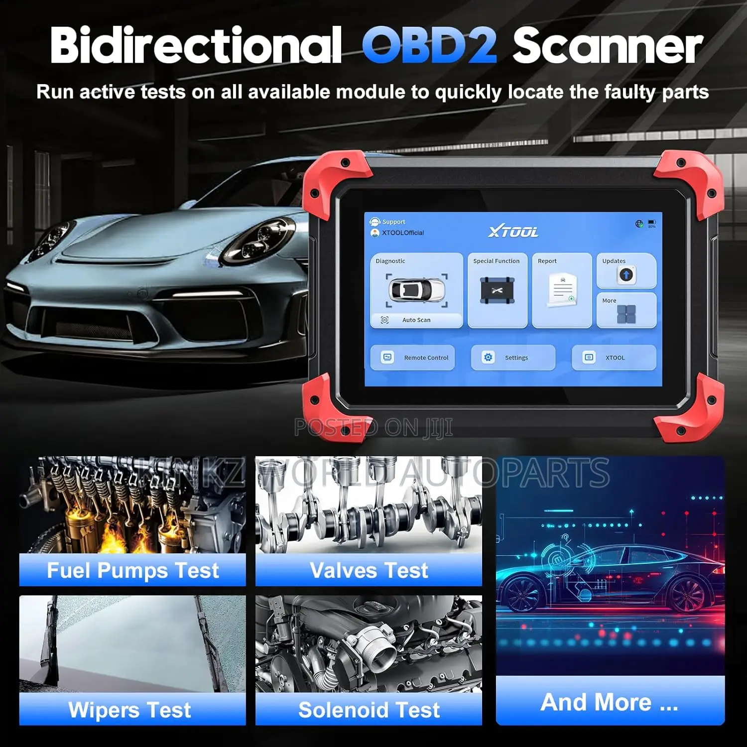 Xtool D7 Bidirectional Obd2 2025 Car Scanner Diagnostic Tool