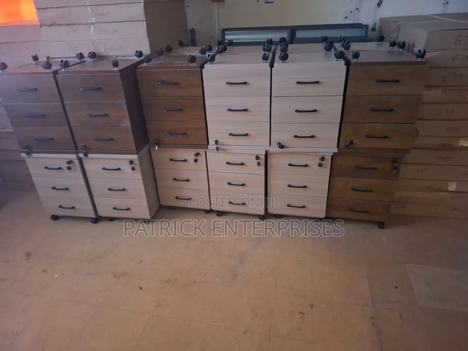 Imported Modern Mobile Movable Drawers