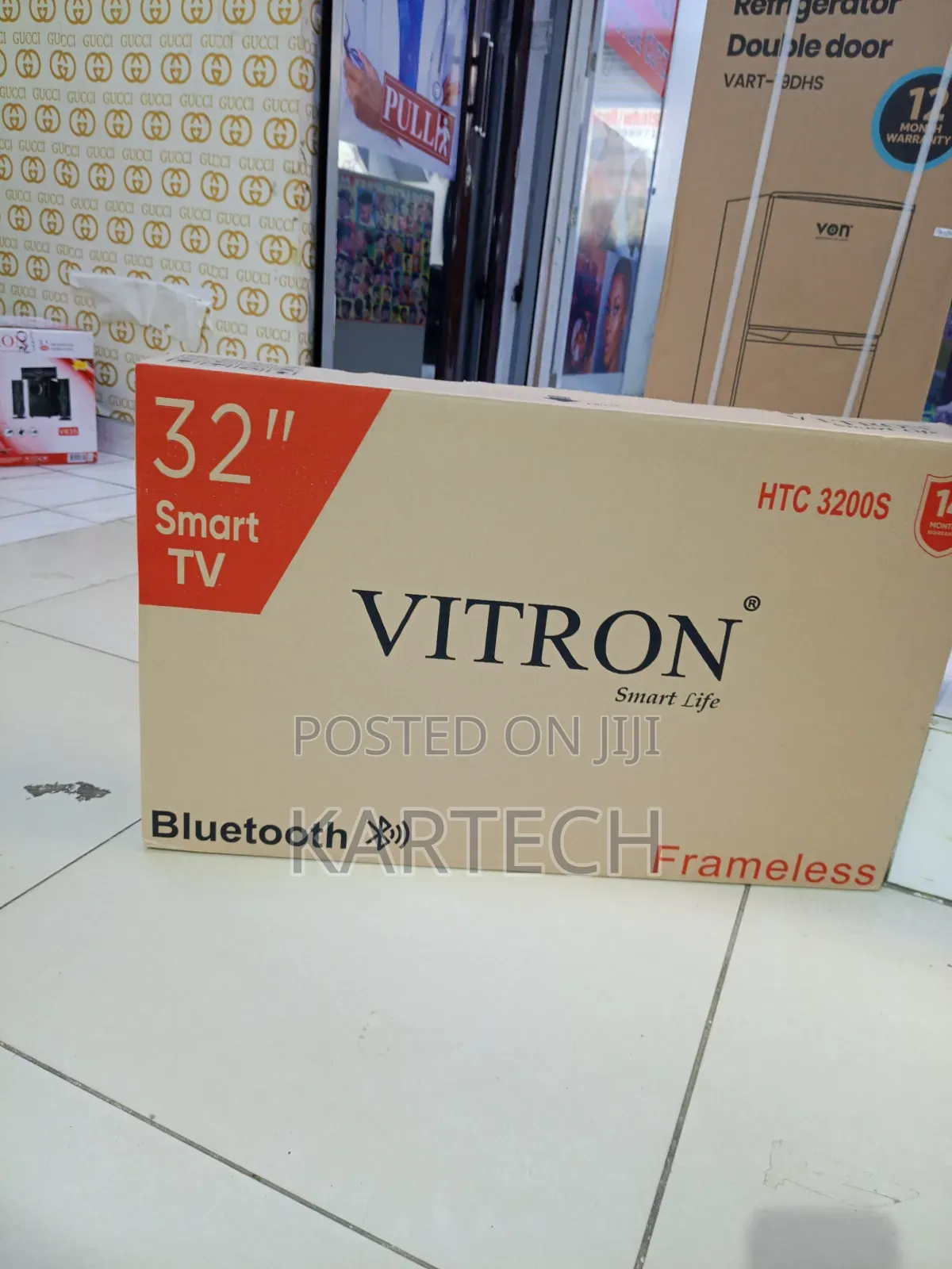 Vitron 32" Smart Android Frameless Tv (Bluetooth, Wifi)